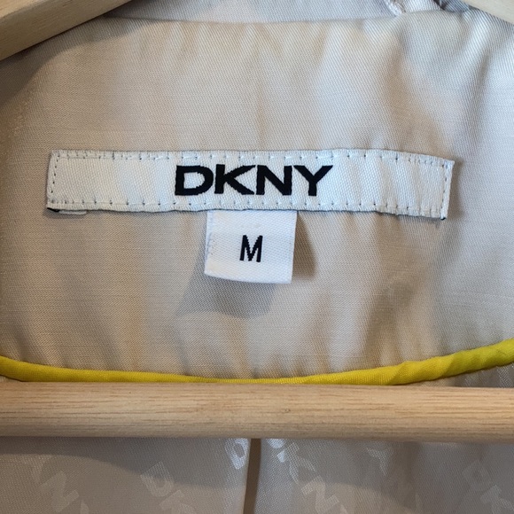 DKNY double breasted rain trench coat - Picture 5 of 9